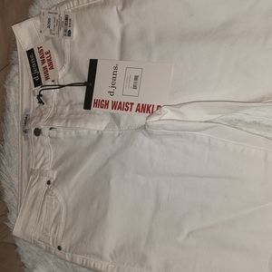 High waist ankle jeans